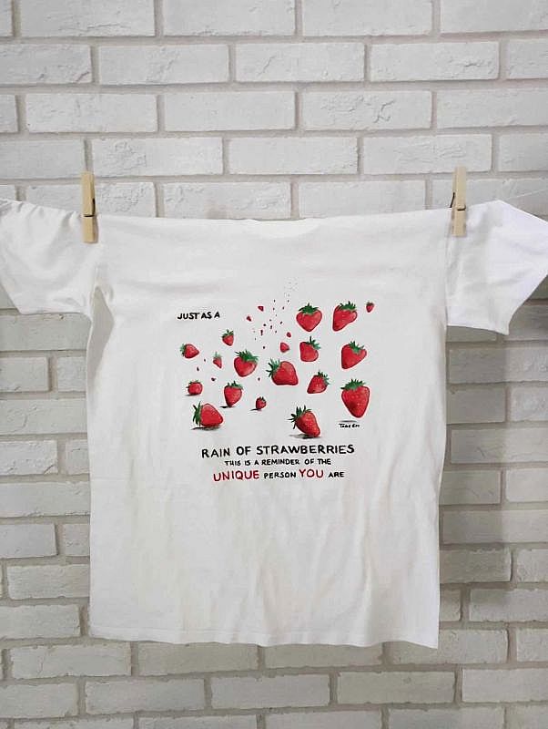 Custom Rain of Strawberries t-shirt