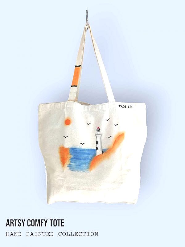 Light house Artsy Comfy Tote Bag