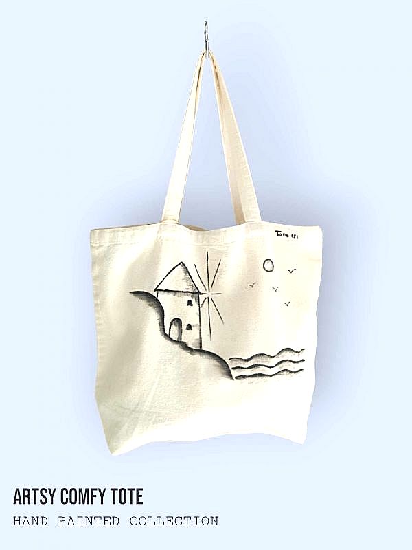 Windmill Artsy Comfy Tote Bag